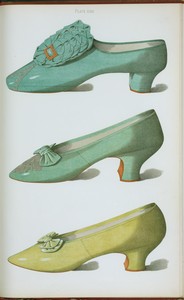 [Eau-de-nil satin shoe worn by... Digital ID: 105976. New York Public Library