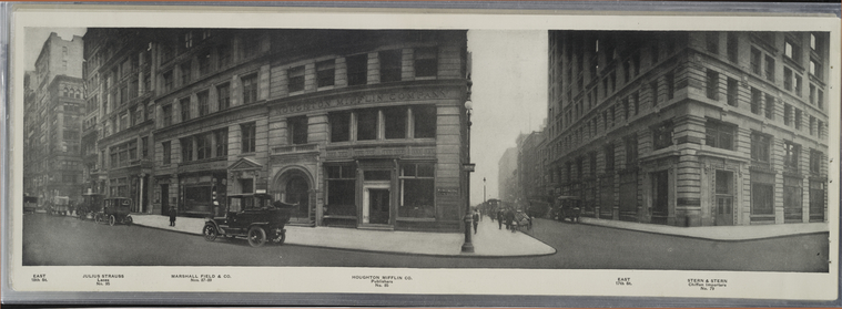 [No. 79 Stern & Stern - Houghton Mifflin Co. - Julius Strauss, laces - East 18th St.], Digital ID 1113236, New York Public Library