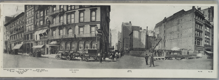[No. 200-202, Berlitz School - Mark Cross - Cafe Martin - No. 224], Digital ID 1113245, New York Public Library