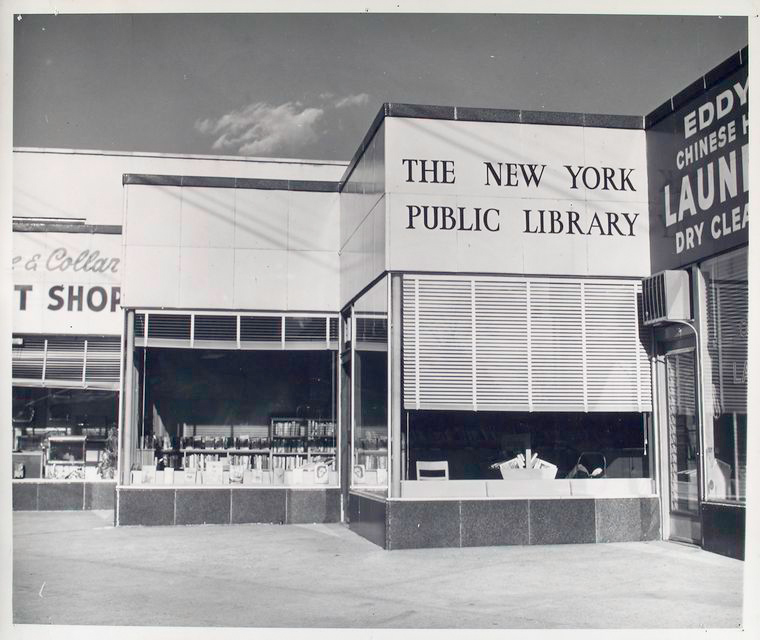 [Exterior of the Dongan Hills Library], Digital ID 1151137, New York Public Library