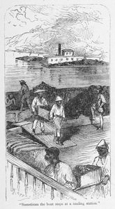 Sometimes the boat stops at a ... Digital ID: 1157875. New York Public Library