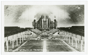 Interior of Mormon Tablernacle... Digital ID: 1160528. New York Public Library