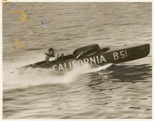 The motor boat Miss California... Digital ID: 1166142. New York Public Library