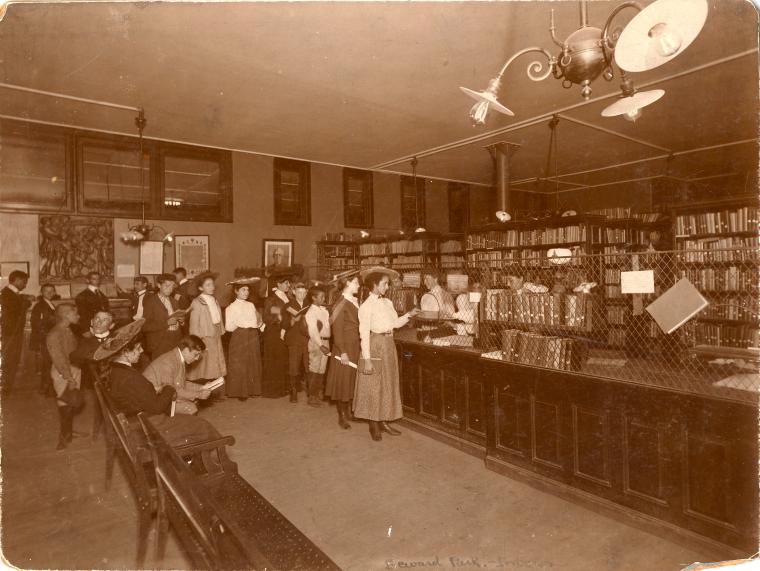 [Seward Park, Circulation?], Digital ID 1253142, New York Public Library