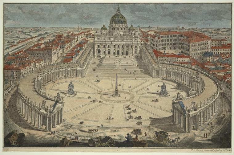 St. Peter's and the Vatican, Rome., Digital ID 1253555, New York Public Library