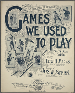 Games we used to play / writte... Digital ID: 1255304. New York Public Library