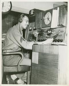 Radio station manager. Digital ID: 1260303. New York Public Library