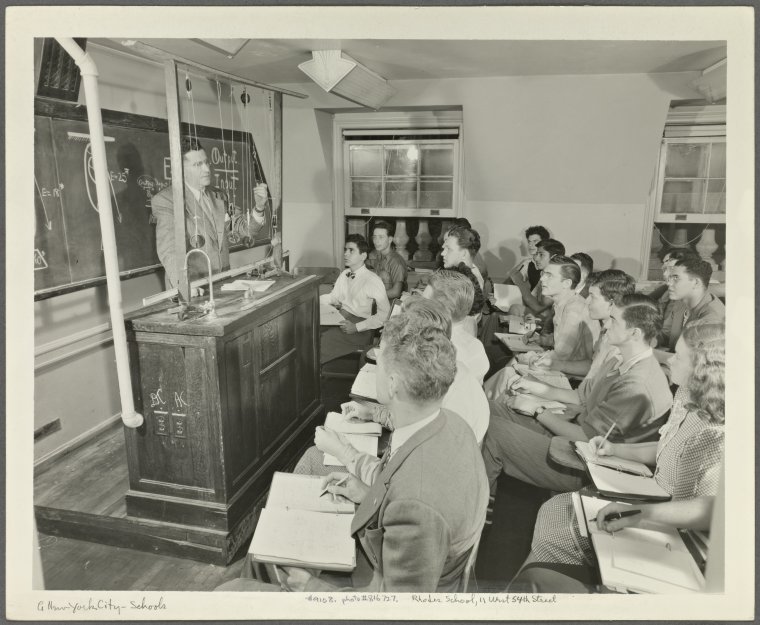 Rhodes High School,11 West 54th Street - Fifth Avenue, Digital ID 1558253, New York Public Library Rhodes High School,11 West 54th Street - Fifth Avenue, Digital ID 1558253, New York Public Library