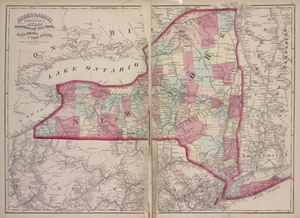 Railroads of the state. Digital ID: 1575774. New York Public Library
