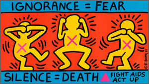 Silence = Death Digital ID: 1577323. New York Public Library