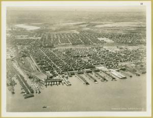 Aerial view of Hoboken Digital ID: 1630052. New York Public Library