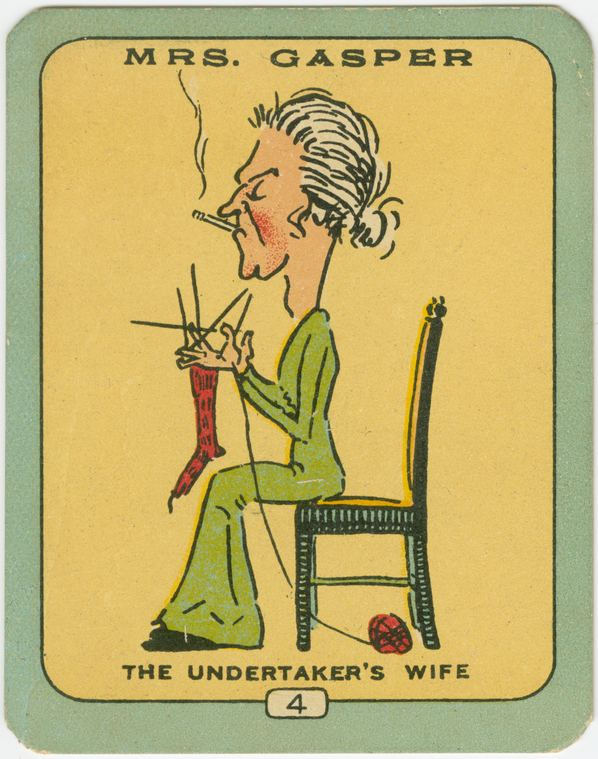 Mrs. Gasper.The Undertaker's wife., Digital ID 1631227, New York Public Library Mrs. Gasper.The Undertaker's wife., Digital ID 1631227, New York Public Library
