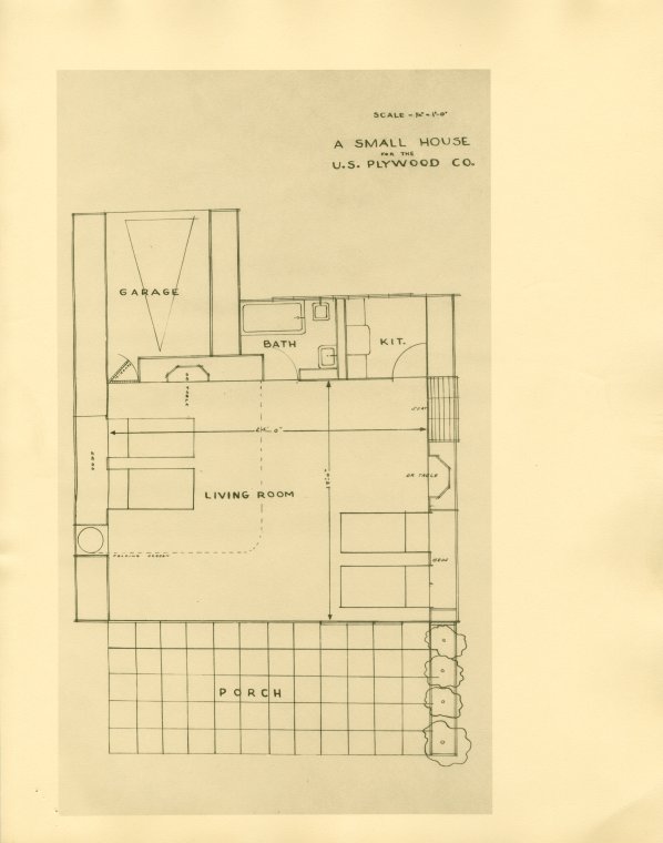 Town of Tomorrow small house plan, Digital ID 1683637, New York Public Library