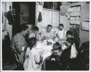 Tenement family, New York Digital ID: 416564. New York Public Library