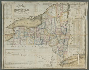 Map of the State of New York :... Digital ID: 433971. New York Public Library