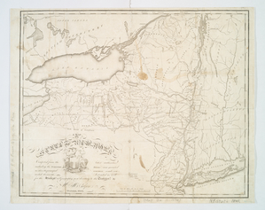 A map of the state of New York... Digital ID: 434761. New York Public Library