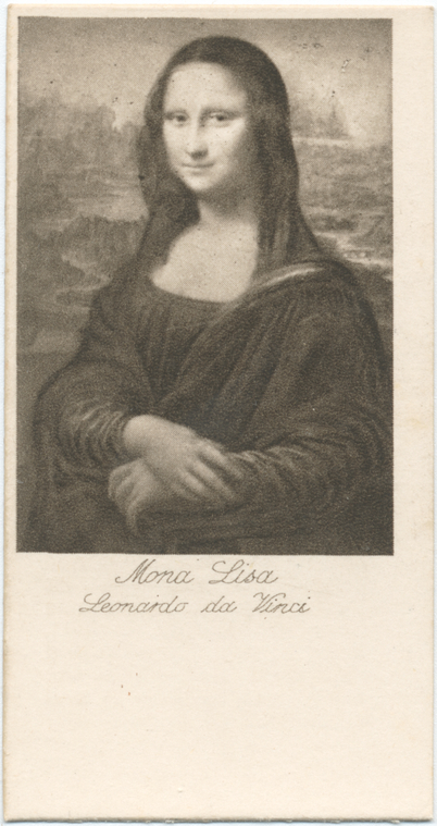 Mona Lisa, by Leonardo da Vinci., Digital ID 459329, New York Public Library