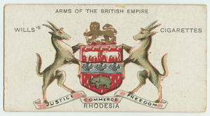 Rhodesia cigarette card (image courtesy of NYPL)