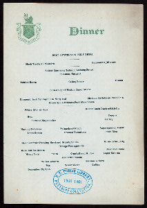 DINNER [held by] HOTEL DENNIS ... Digital ID: 470530. New York Public Library