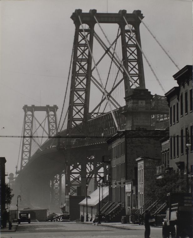 Williamsburg Bridge, South Eighth and Berry Streets, Brooklyn., Digital ID 482594 , New York Public Library