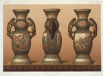 Pair of vases, H. 15-1/4 