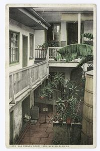 Old French Courtyard, New Orle... Digital ID:
                                    69698. New York Public Library