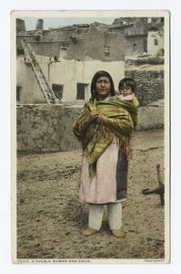 A Pueblo Woman and Child Digital ID: 74462. New York Public Library