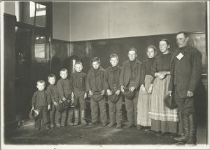 A family of seven sons and one... Digital ID: 79890. New York Public Library