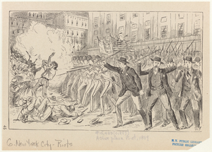 Astor Place Riot, 1849. Digital ID: 809559. New York Public Library