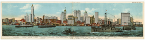 New York skyline. Digital ID: 809665. New York Public Library New York skyline. Digital ID: 809665. New York Public Library