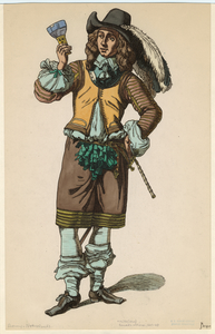 Dutch Guards officer from 1660s