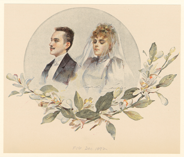 [Portrait of bride and groom], Digital ID 835436, New York Public Library