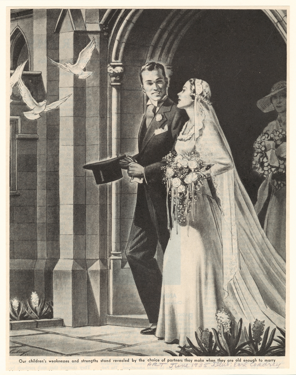 Our children's weaknesses and strengths stand revealed by the choice of partners they make when they are old enough to marry., Digital ID 835558, New York Public Library