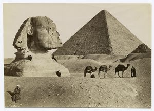 Sphynx et la grande pyramide. Digital ID: 88428. New York Public Library