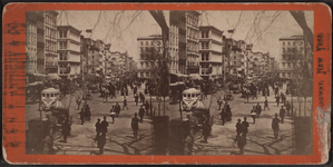Broadway, looking north from n... Digital ID: G91F184_076F. New York Public Library