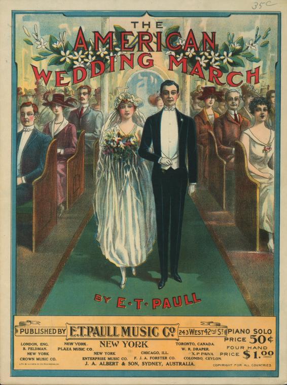 American wedding march / by E. T. Paull., Digital ID g99c776_001, New York Public Library