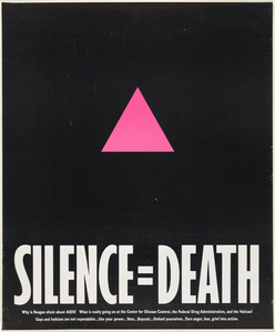 Silence = Death Digital ID: ps_mss_cd15_218. New York Public Library