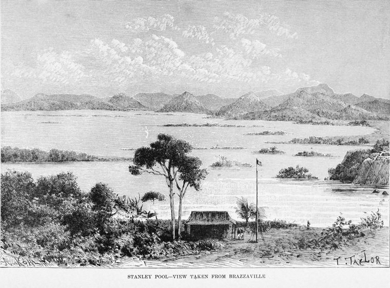 Stanley pool - view taken from Brazzaville. - NYPL Digital Collections
