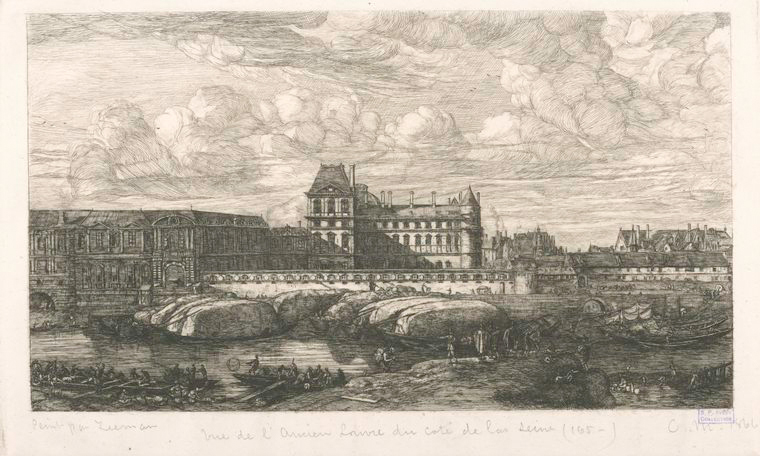 This is What Louvre Looked Like  in 1866 