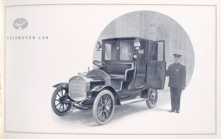 Sultan Taxameter cab. - NYPL Digital Collections