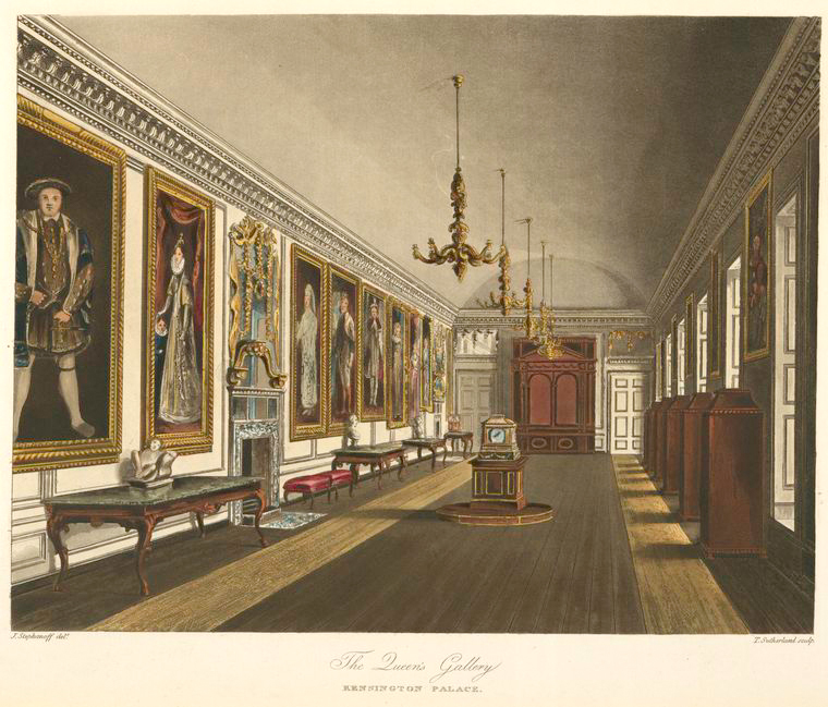 The Queen\'s Gallery - Kensington Palace. - NYPL Digital Collections