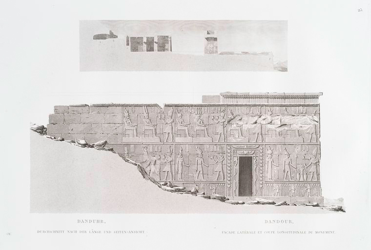 This is What Temple of Dendr Looked Like  in 1822 