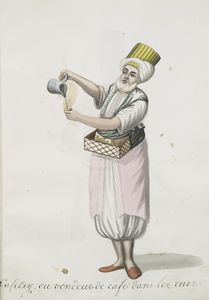 Cafetzy [kahveji], ou vendeur ... Digital ID: 1239202. New York Public Library