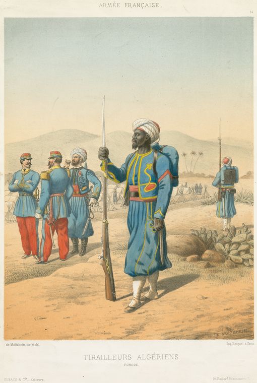 Tirailleurs Algériens.