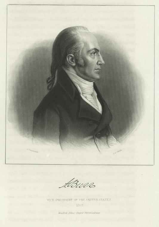 This is What Aaron Burr Looked Like  in 1802 