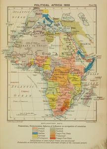 Political Africa - 1898. Digital ID: 1261025. New York Public Library