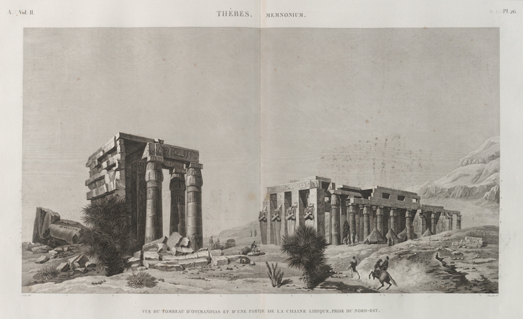 This is What Ramesseum Looked Like  in 1812 