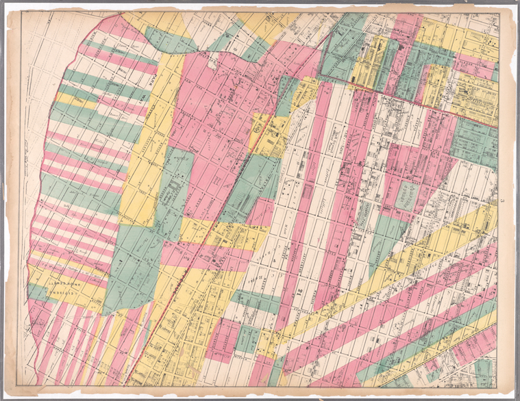 1904 CROWN HEIGHTS BEDFORD STUYVESANT BROOKLYN NY INDEX PAGE ATLAS MAP 