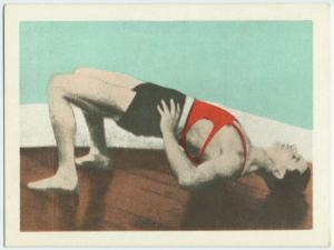 Комплекс физических упражнений на сигаретных карточках 1918-43.