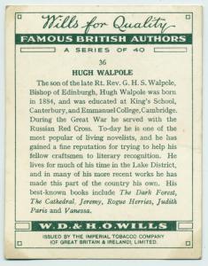 Hugh Walpole.